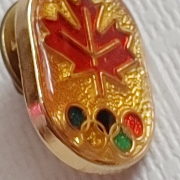 CUTE Vintage Olympic Games Canada PIN Gems - Picture 2 of 3